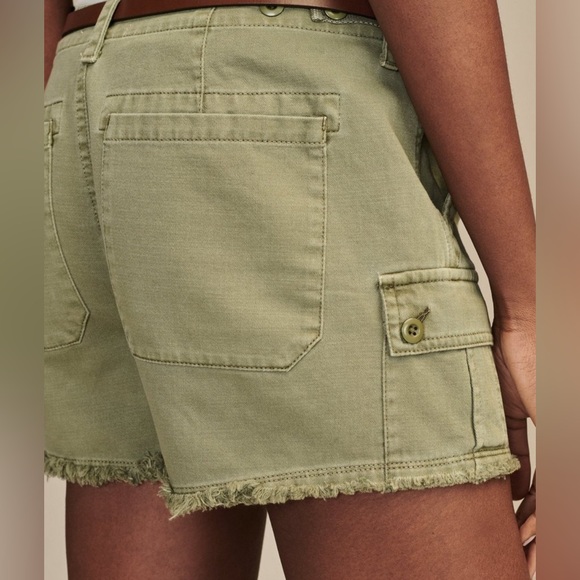 Luck Brand Raw Hem Utility Short - Picture 2 of 8